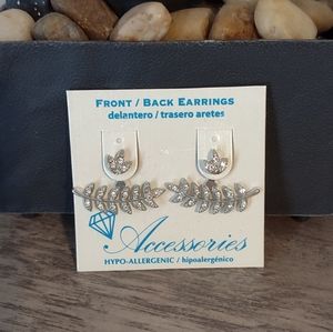 EARRINGS ✨ Front Back Earring BNWT